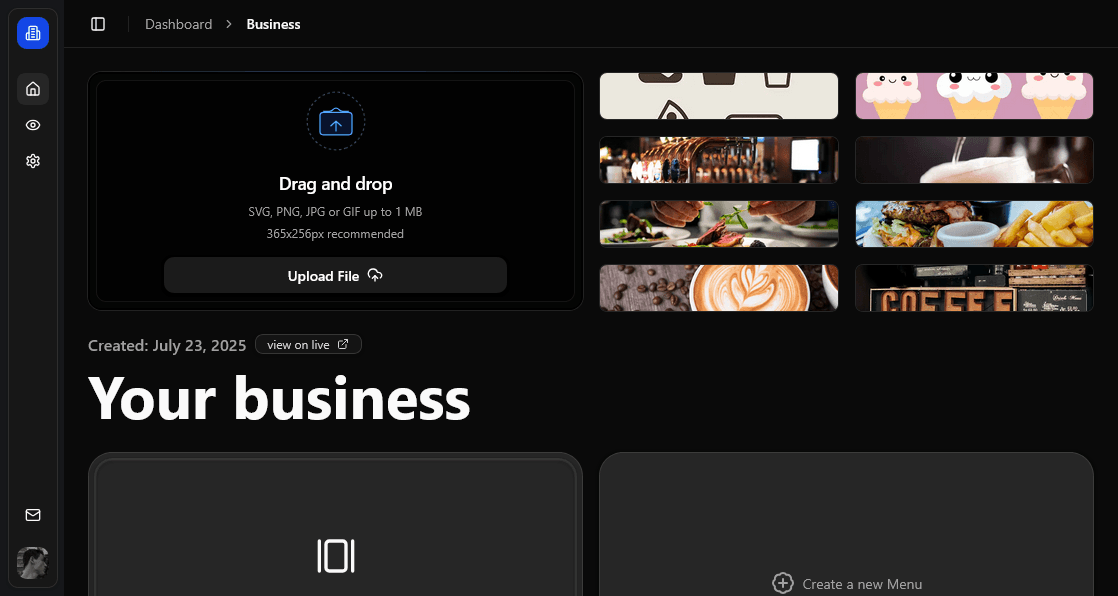app screen
